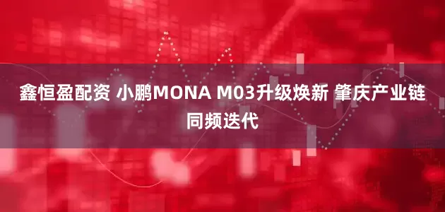 鑫恒盈配资 小鹏MONA M03升级焕新 肇庆产业链同频迭代
